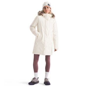 The North Face Women's Long Hooded Down Arctic Parka White NWT $350